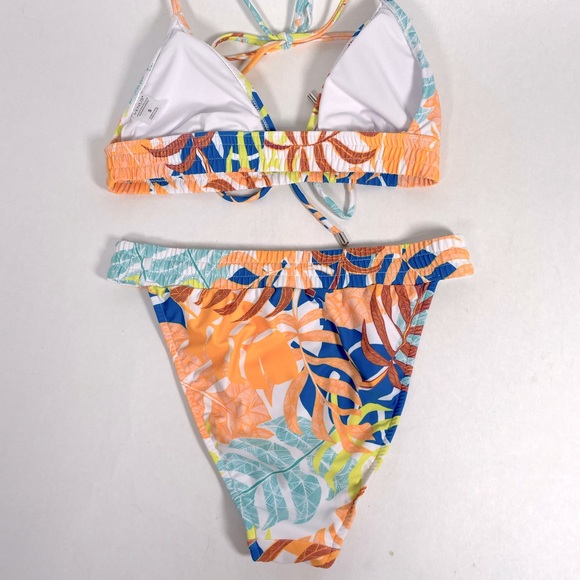 Venus Size Small Two Piece Bikini Set Hawaiian Print - Picture 8 of 8